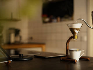 COPPER COFFEE - Dripper - Pour Over Coffee Stand, Drip Coffee Stand, COPPER COFFEE COPPER COFFEE インダストリアルデザインの ダイニング 銅/ブロンズ/真鍮