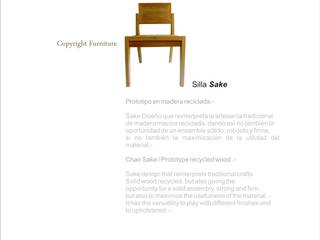 SILLA SAKE, ESTUDIO METRIA. ESTUDIO METRIA. Minimalist house