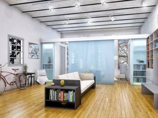 Proyecto Recoleta Loft, Let´s Go Let´s Go Modern living room