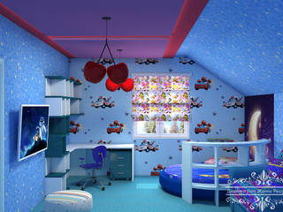 Детские комнаты, Дизайн студия Жанны Ращупкиной Дизайн студия Жанны Ращупкиной Dormitorios infantiles de estilo moderno