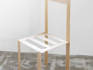 Shallow chair, ディンプル建築設計事務所 ディンプル建築設計事務所 Other spaces Solid Wood Multicolored