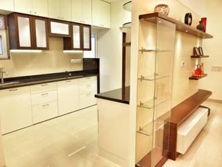 Kitchen Area Nuvo Designs Modern kitchen Glass Cabinets & shelves