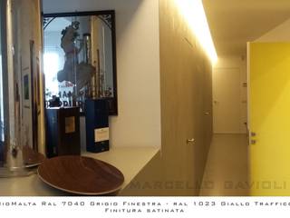 Siena Minimal -1, Marcello Gavioli Marcello Gavioli ミニマルスタイルの 玄関&廊下&階段 灰色