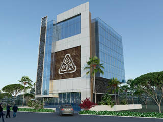 Office Building - Competition, Sthaptya Vishwa Project Consultants Sthaptya Vishwa Project Consultants Commercial spaces