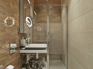 Трехкомнатная квартра в г.Новосибирск, Design Studio Details Design Studio Details Eclectic style bathroom