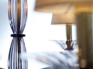 Lampadario in vetro di Murano - lampadario moderno in vetro - GOLDEN STEN, YourMurano Lighting YourMurano Lighting Ruang Keluarga Modern Kaca