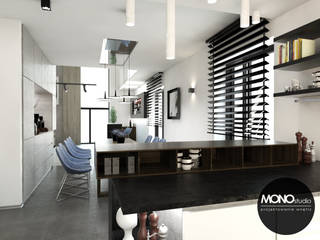 ​Luksusowa zabudowa kuchenna w przestronnym domu pod Krakowem, MONOstudio MONOstudio Modern style kitchen
