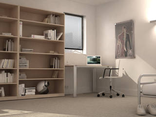 Bureau, lateralis lateralis Modern study/office