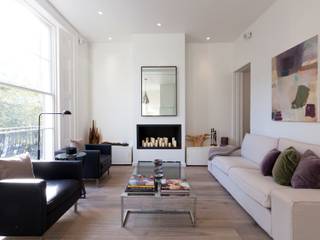 Notting Hill - First Floor Apartment, The White House Interiors The White House Interiors Вітальня