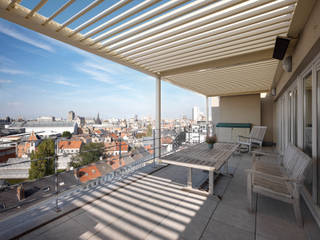 Powell Street, IQ Outdoor Living IQ Outdoor Living Modern terrace Aluminium/Zinc