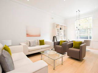 Notting Hill - Ground Floor Apartment , The White House Interiors The White House Interiors Modern living room