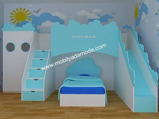 Mobilyada Moda Fairytale Çocuk Odaları , MOBİLYADA MODA MOBİLYADA MODA Modern nursery/kids room Wood Wood effect