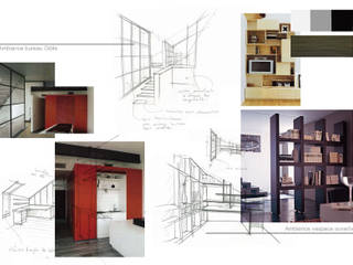 Aménagement de combles, Kauri Architecture Kauri Architecture Modern Study Room and Home Office