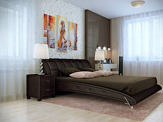 Интерьер с характером, студия дизайна "Крендель" студия дизайна 'Крендель' Modern style bedroom
