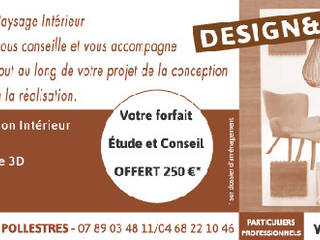 DESIGN&COM, Paysage Intérieur Paysage Intérieur บ้านและที่อยู่อาศัย