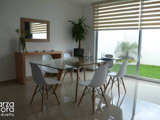 Casa muestra, Xarzamora Diseño Xarzamora Diseño Minimalist dining room