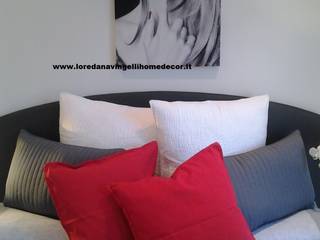 52 RED PASSION - Valorizzazione Immobiliare Costa Azzurra Francia -, Loredana Vingelli Home Decor Loredana Vingelli Home Decor غرفة نوم