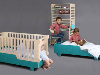 KOJOTE - vom Babybett zum Kinderzimmer, Kidskoje Kidskoje Dormitorios infantiles de estilo moderno Derivados de madera Transparente