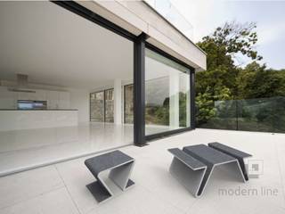 Betonowe meble, Modern Line Modern Line Balcones y terrazas modernos