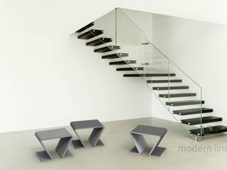 Betonowe meble, Modern Line Modern Line Modern corridor, hallway & stairs