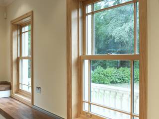 Aluminium Clad Wood Sash Windows Marvin Windows and Doors UK Ventanas de madera