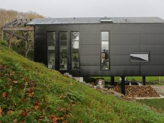 CARBONE WOOD, Bertin Bichet Bertin Bichet Skandinavische Häuser Aluminium/Zink