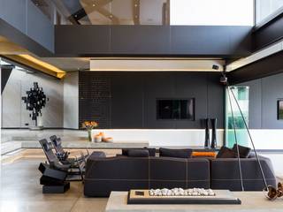 House in Kloof Road , Nico Van Der Meulen Architects Nico Van Der Meulen Architects Salones de estilo moderno