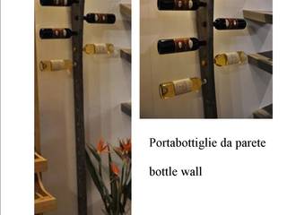 Bottigliere e Cantinette: Ecco qualche idea originale, CORDEL s.r.l. CORDEL s.r.l. Bodegas de estilo ecléctico Madera Acabado en madera Bodegas