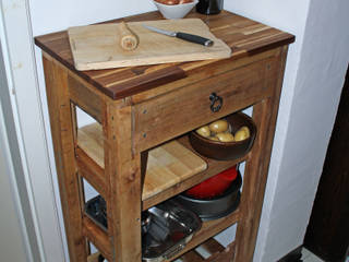 Serviertisch, Andreas Gentzsch Andreas Gentzsch Rustic style kitchen Wood Wood effect