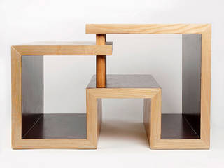 Beistelltisch "NOPPS", Andreas Gentzsch Andreas Gentzsch Industrial style living room Wood Wood effect