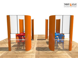 PLAN two, Frédéric TABARY Frédéric TABARY Modern Terrace Plastic Orange