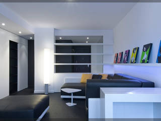 ​PISO EN MATIENA.., Estudio TYL Estudio TYL Moderne Wohnzimmer