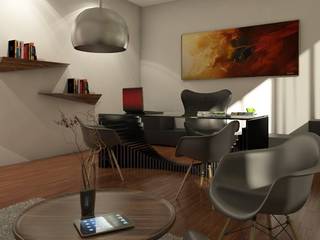 Casa Pachuca A-1, CELE disseny CELE disseny Modern living room