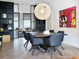 stadswoning met spicy details, choc studio interieur choc studio interieur Modern Dining Room