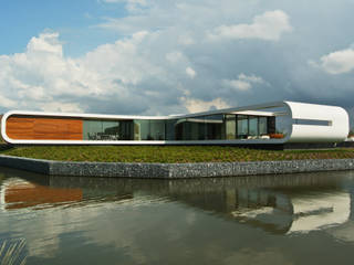 Villa New Water, Waterstudio.NL Waterstudio.NL Casas modernas