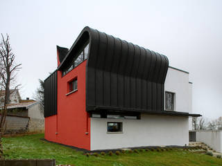 Maison à Malzéville, MHA ARCHITECTURE MHA ARCHITECTURE Casas de estilo moderno