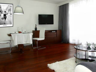 Mieszkanie 65 m2 na Tarchominie, Kossakowska design Kossakowska design Modern living room