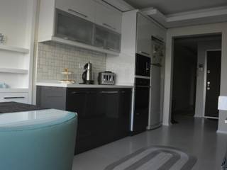 İzmir Mimkent'te Yeni Bir Yaşam Projesi, ACS Mimarlık ACS Mimarlık Moderne Küchen Grau