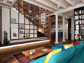 Эксклюзивный дизайн-проект дома в стиле эклектика, GM-interior GM-interior Sala da pranzo eclettica