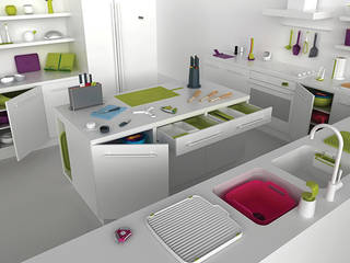 Joseph Joseph стильная кухня, Enjoyme Enjoyme 現代廚房設計點子、靈感&圖片