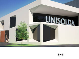 UNISOLDA, BXS arquitectos BXS arquitectos Oficinas de estilo industrial