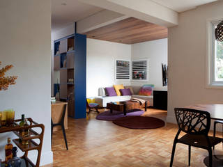 Apartamento Gabriel Monteiro da Silva, Bruschini Arquitetura Bruschini Arquitetura Livings de estilo moderno