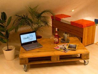 Lowboard "Klaa Paris", Paletten-Style Paletten-Style Ausgefallene Wohnzimmer Holz