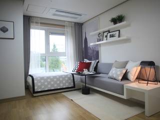 one room , design seoha design seoha Moderne woonkamers