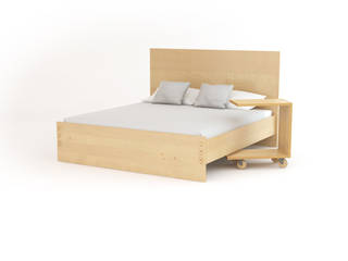 Betten, FunctionWall FunctionWall Kamar Tidur Modern Kayu Wood effect