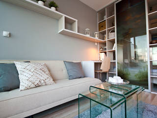 FUNKCJONALNE WNĘTRZE, IDAFO projektowanie wnętrz i wykończenie IDAFO projektowanie wnętrz i wykończenie Minimalist living room