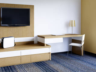 HABITACIONES LINEA 1, diesco diesco Dormitorios de estilo moderno Compuestos de madera y plástico