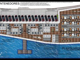 PLAZA CON CONTENEDORES , TALLER819 A & C TALLER819 A & C