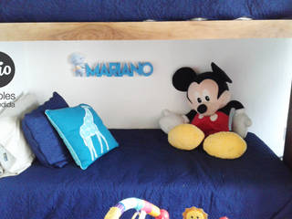 Letreros personalizados, Caio Espacios Infantiles Caio Espacios Infantiles Kamar Bayi/Anak Modern