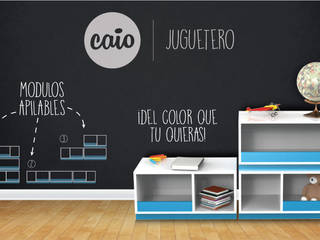 Juguetero modular, Caio Espacios Infantiles Caio Espacios Infantiles Kamar Bayi/Anak Modern